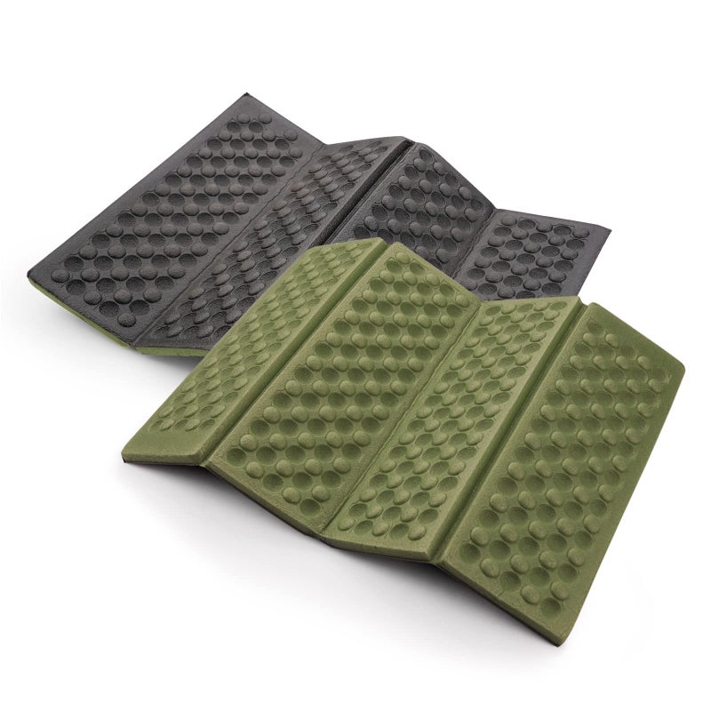 AceCamp 2 Pack Sitting Pad for Backpacking  Sit Upon Pads Camping Hiking Outdoor Foam Folding Mat  Small Seat Cushion  Compfort  Portable and Lightweight Green 2PCS - Image 1